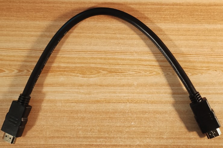 Cable HDMI corto averiado